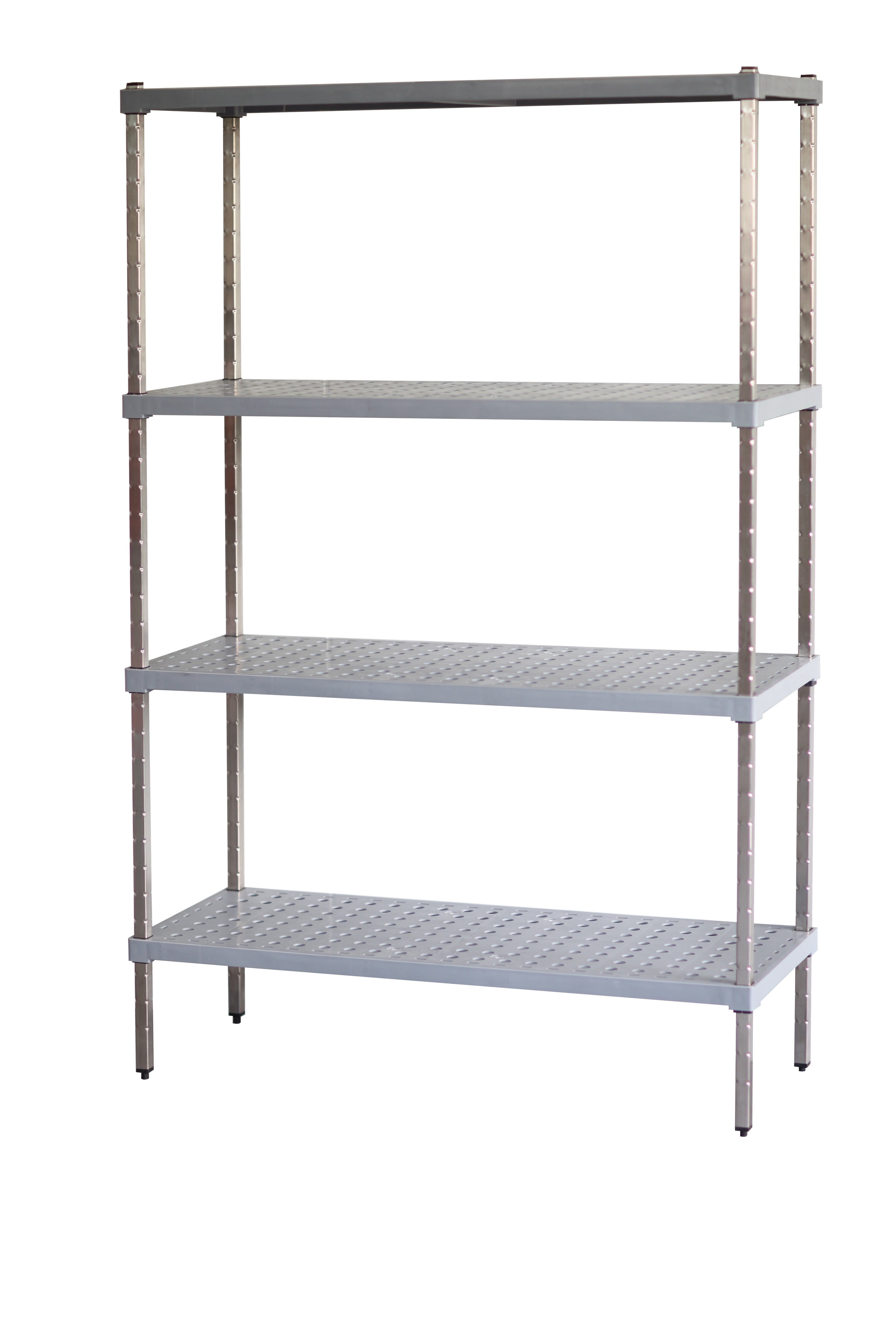 M-Span Moulded Plastic Shelving - Galvanised Steel Posts