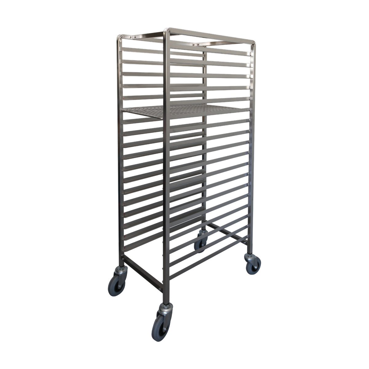 Mantova 0283S Stainless Steel Pastry Trolley