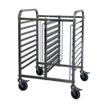 Mantova 0287HALFN 1/1 Double Half Height Gastronorm Trolley