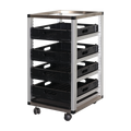 Mantova 1904 Four Basket Glass Basket Trolley